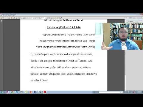 Rav Gancz – Curso sobre a contagem do Omer – Aula 02 – Torah