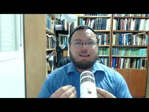 Rav Gancz – Curso sobre as leis da contagem do Omer – Aula 01 – Introdução Geral